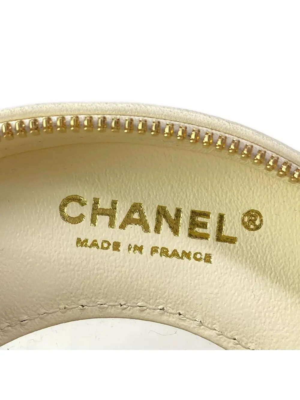 Chanel Cream Pink Clear Lambskin Vinyl #305537C22B